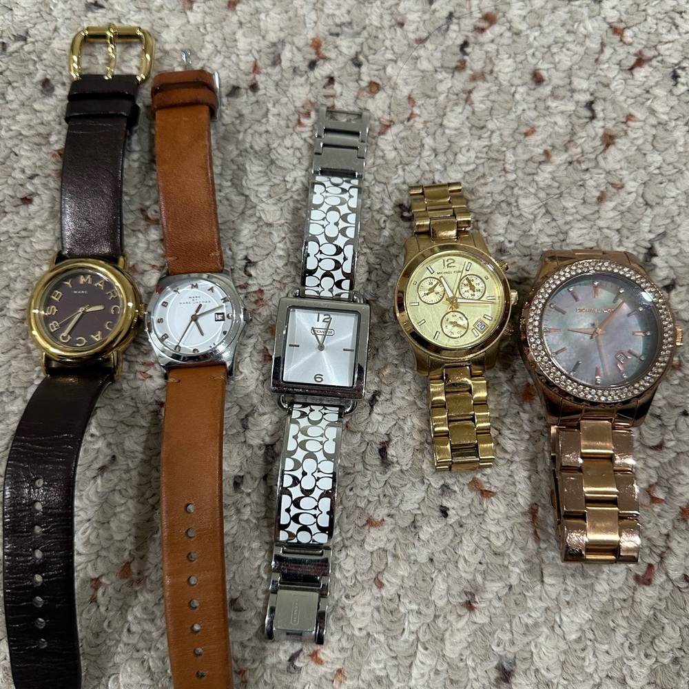 Designer watches (will sell as bundle or individually!)